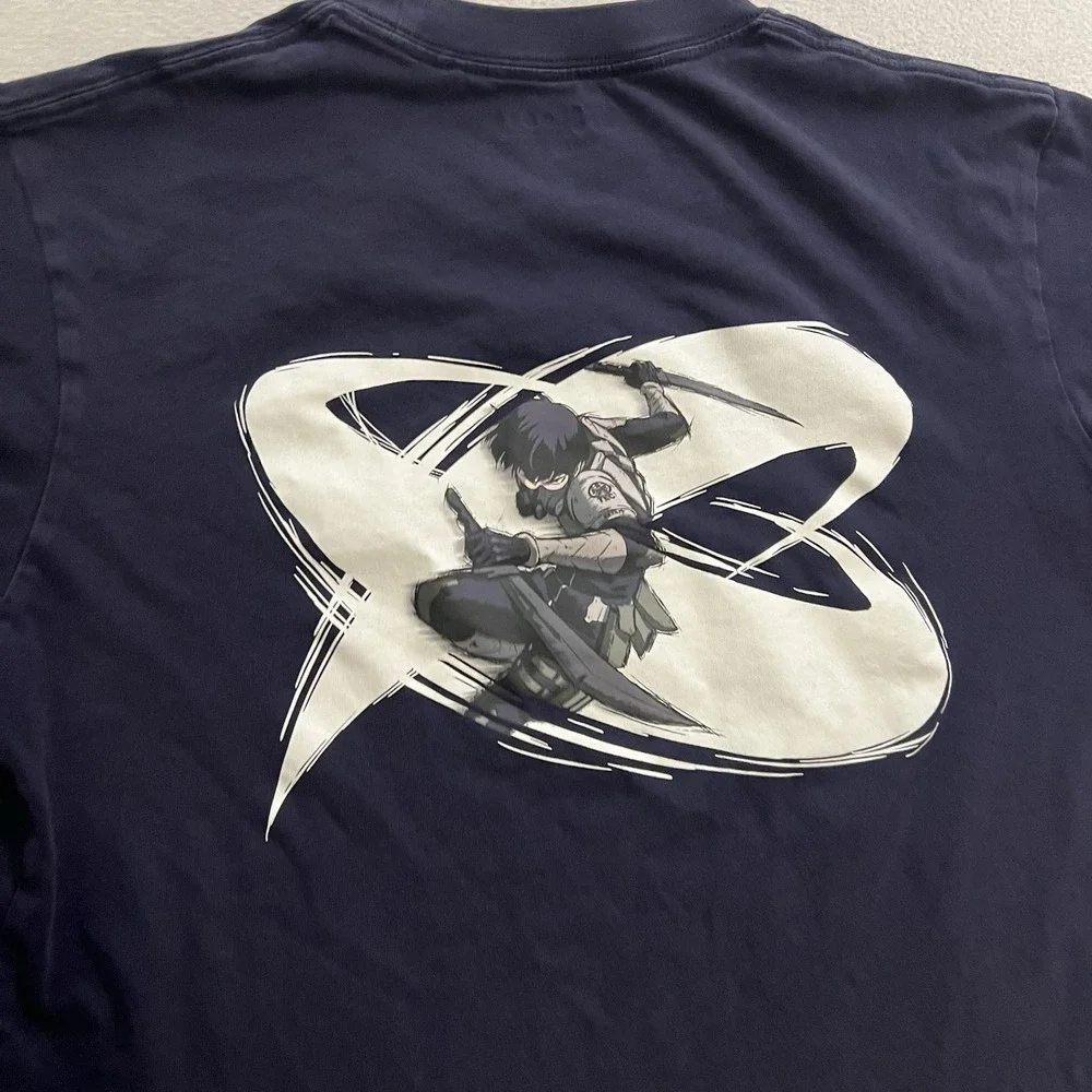 Uniqlo Kaiju No.8 UT Graphic T-Shirt UT Anime Unisex Size Medium Blue Tee